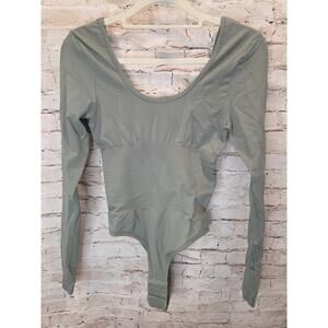 Dynamic Bodysuit Size One Size NWoT Green Cheeky Long Sleeve